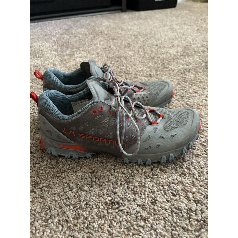 LA Sportiva Bushido II Trail Running Shoes Womens Size 9.5 Blue Gray 2091-C